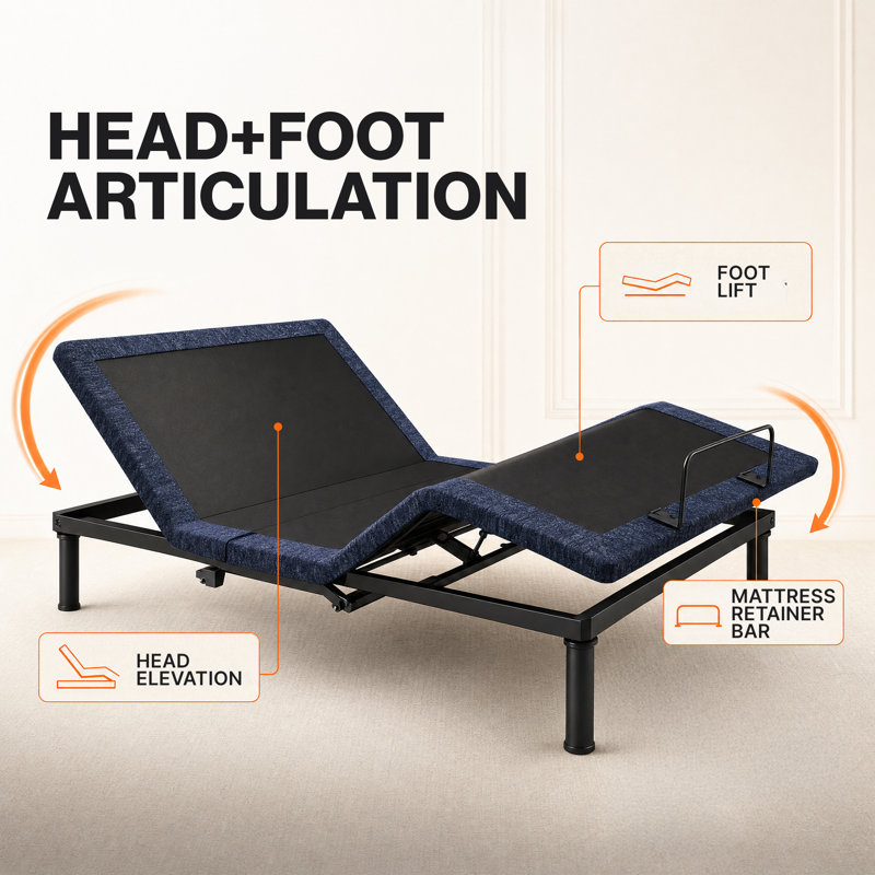 Smart Fold F450 Adjustable Base, Queen