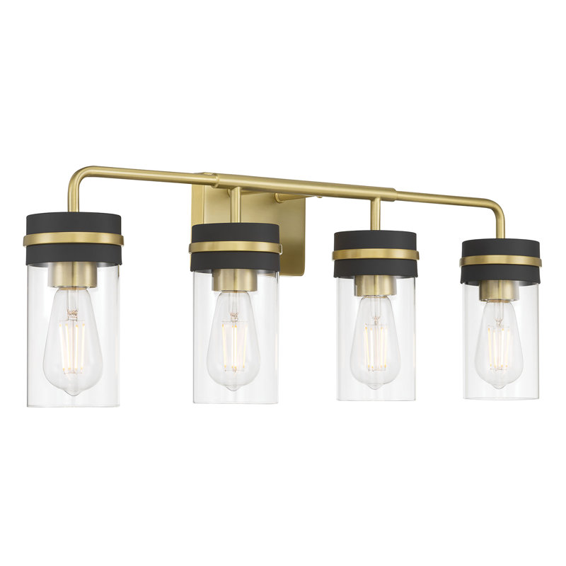 Meuble-lavabo 4 lumières 28 po Altherr, Quatre lumières, H 9,75 po x l 28 po x P 6 po