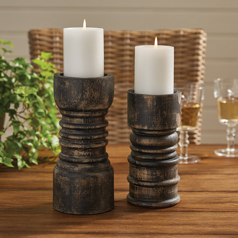 Grand chandelier rustique Bungalow Rose - noir