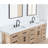 Caorle 84" Resin Double Vanity Top with Sink and 6 Faucet Holes