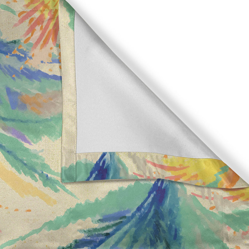 Semi Sheer Curtain Pair