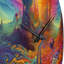 Horloge murale paysage abstrait The Obstacle Is Path Dreamy Rainbow Mountains III-1215863062