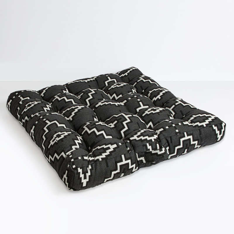 Coussin Sunbrella, Grey Geometic Shapes