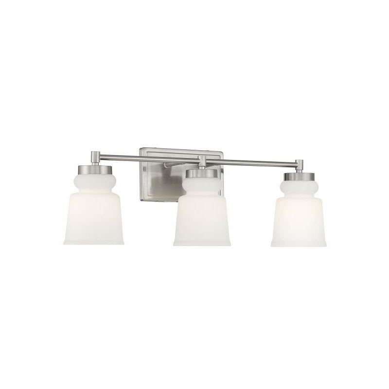 Gruene Dimmable Vanity Light in Brushed Nickel, Brushed Nickel
