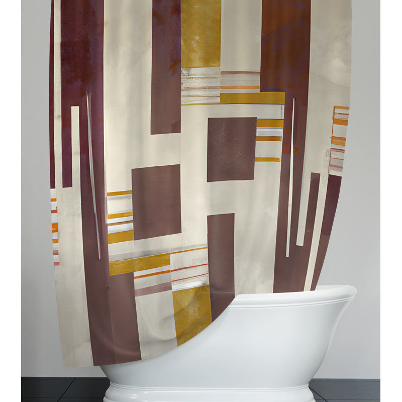 Rideau de douche Dirko, H 93 po x l 70 po