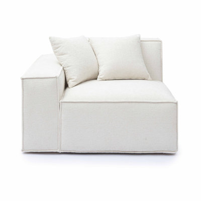 Chaise de coin Cherylee Chenille Basketweave LAF