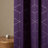 Deconovo Silver Diamond Pattern Curtain Pair-78279287-102030598