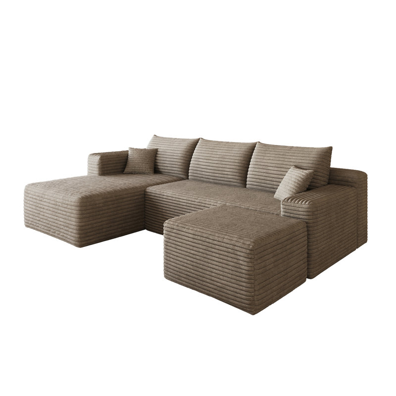 Canapé modulaire Boneless, Camel Corduroy