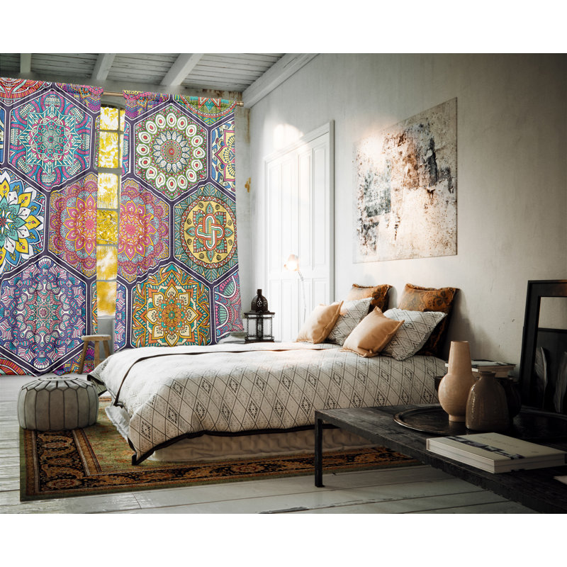 Slot Top Blackout Curtains, 147 W x 200 D cm
