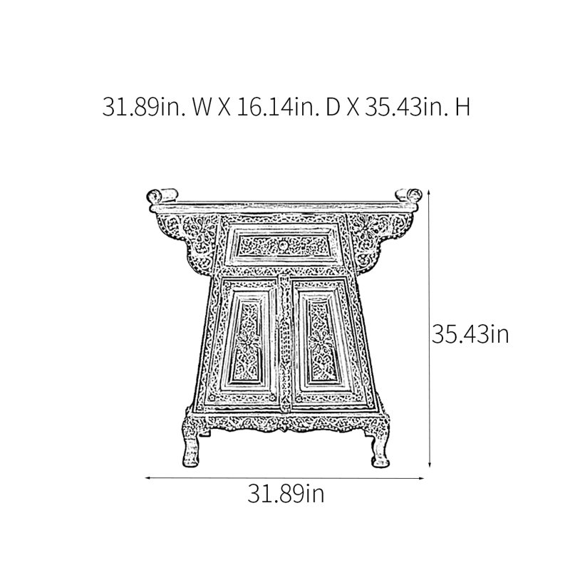 Southeast Asian Multifunctional Console Table