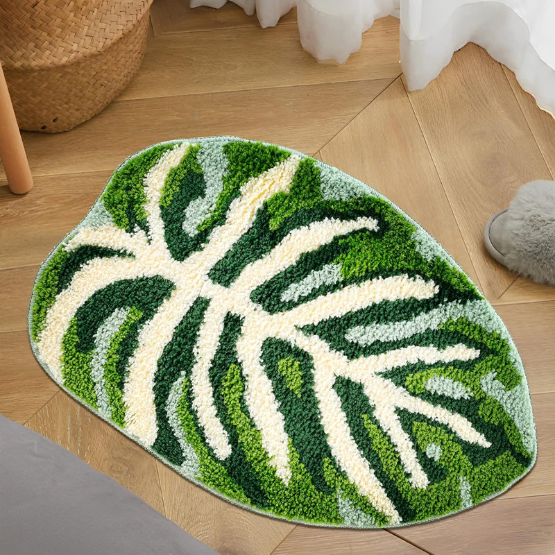 Manufactured Wood Non-Slip Bath Mat