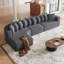 Ensemble de canapé modulaire confortable en forme de L modulaire avec dix coussins pour se détendre dans le salon-1266236594