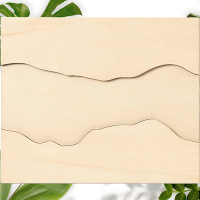 Wooden Art Plaque for Resin and DIY Projects