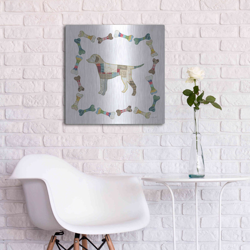 «Good Dog II Sq With Border» par Courtney Prahl, H 24 po x l 24 po