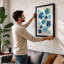Scattered Botanicals Botanical - Framed Print-2037679380-2037679383