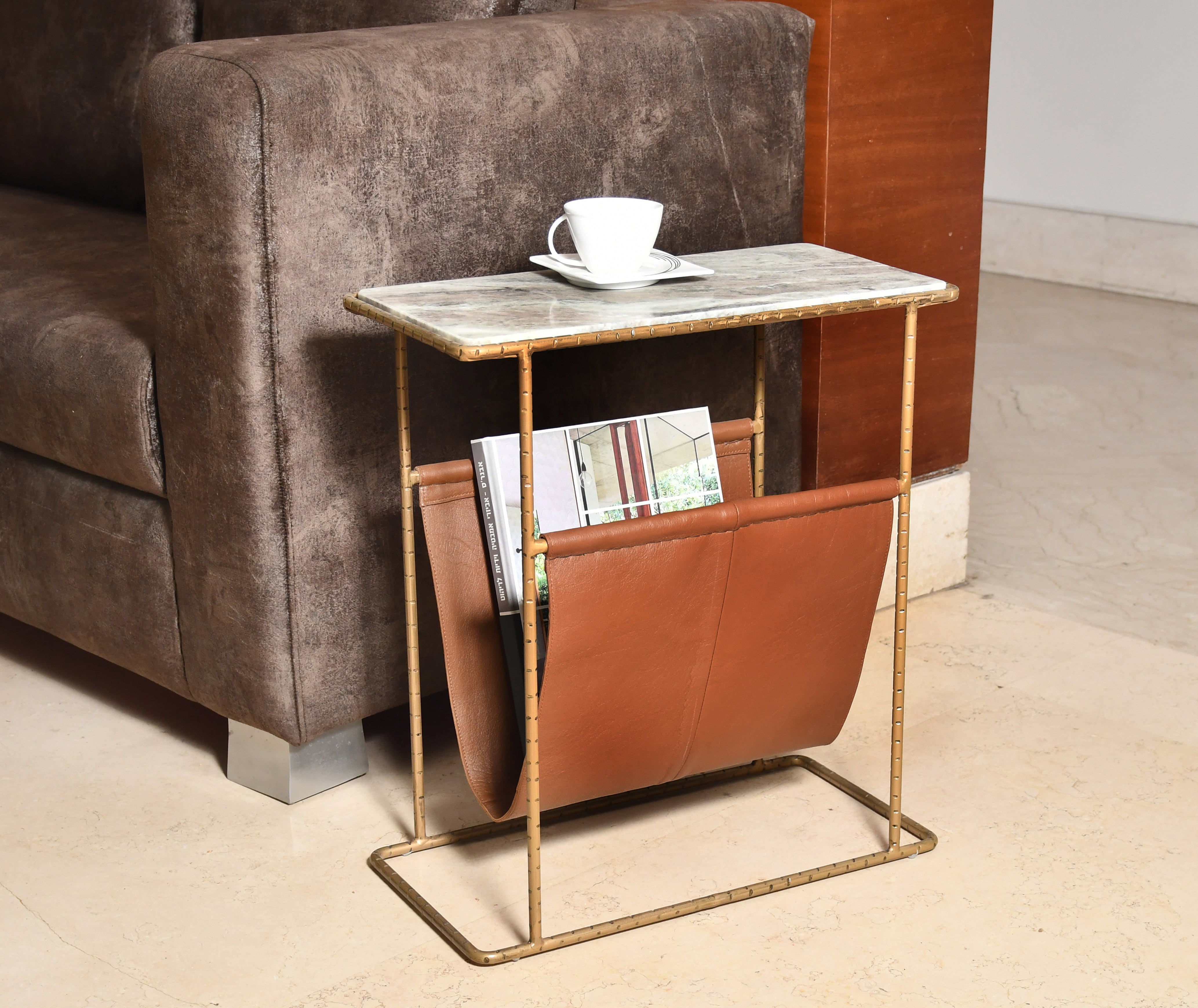 AHG Brown Magazine Rack | Wayfair