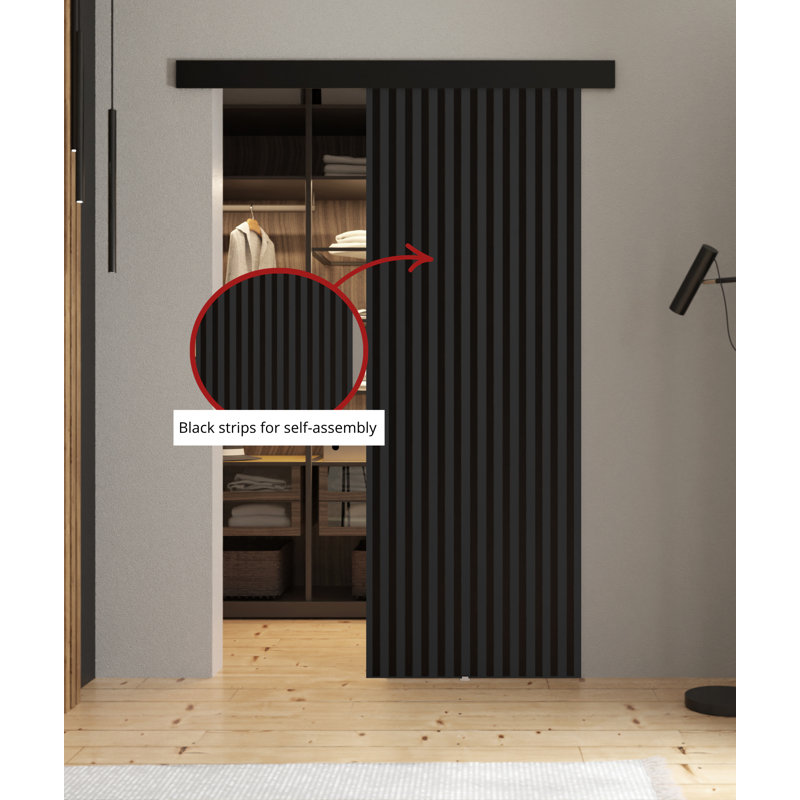 DOOR Belmo 1, 66cm x 205cm, Graphite Grey
