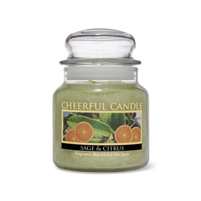 Bougie pour pot de parfum sage et citrus