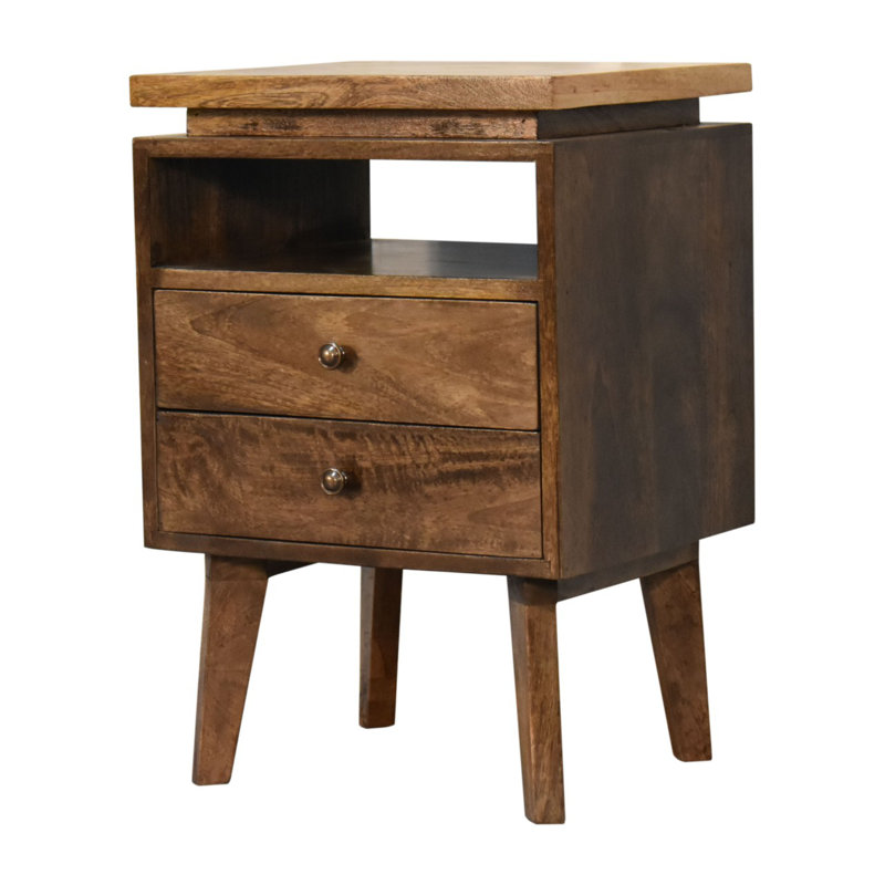 Richeson 40cm W Solid Wood Bedside Table