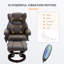 Fauteuil inclinable massant avec repose-pieds-1312843180