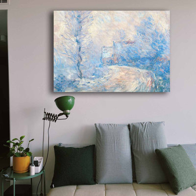 Claude Monet - peinture sur toile tendue