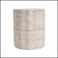 Table d'appoint d'extérieur / d'intérieur en béton léger avec finition en travertin, polyvalente et durable pour un décor moderne-1284527744