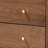 Quartz Brown Finish 4-Drawer Chest With Gold-Tone Drawer Knob, 37.56" H X 29.84" W X 15.55" D