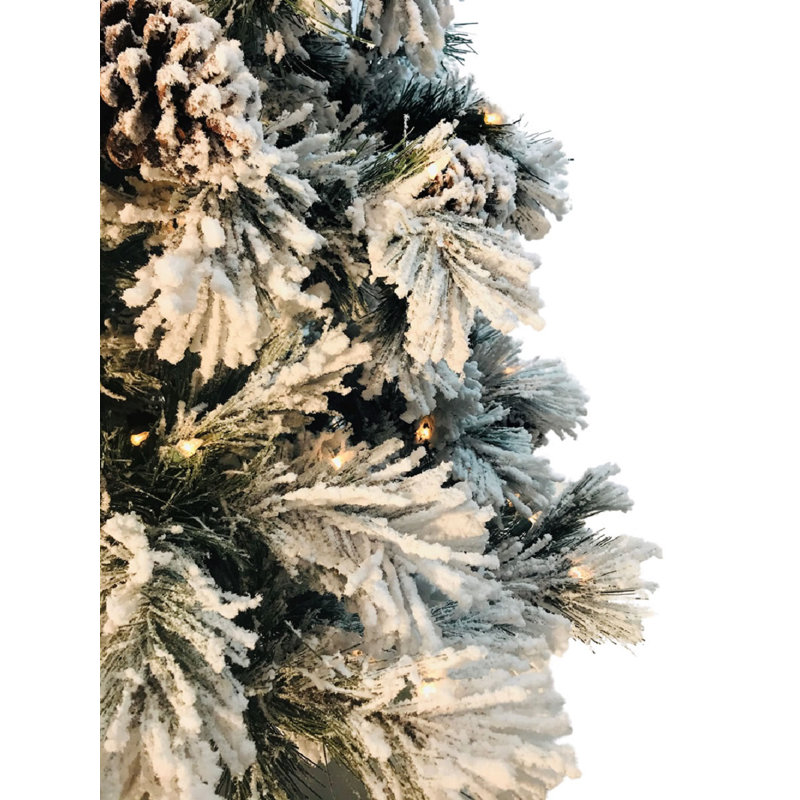 90' H Lighted Artificial Pine Christmas Tree