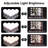 Large Makeup Vanity Set With 10 Led Bulbs, Cushioned Stool, 3 Storage Shelves And 2 Drawers