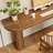 Light-walnut L-Shaped Solid Wood desks-107556337-107556338