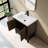 Chazden 30" Herringbone Design Single Bathroom Vanity with Ceramic Top-124516902