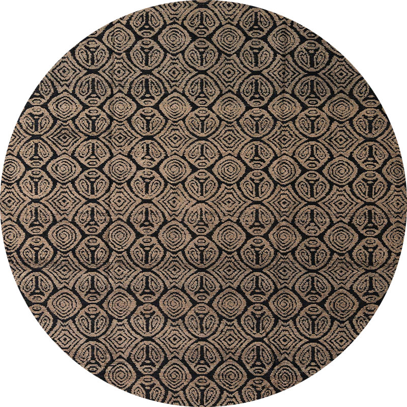 Abstract Indoor Rug, Round 3'
