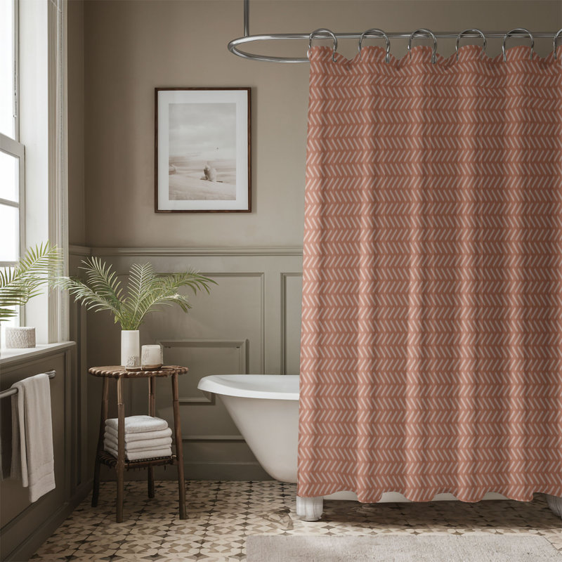 Cosy Tones - Rideau de douche Premium, H 74 po x l 71 po, Vieux rose