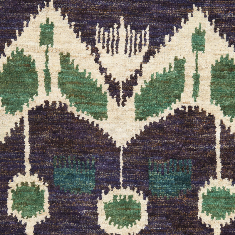 Fitzsimmons Ikat Hand Woven Area Rug, Rectangle 122 x 183 cm
