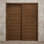 Portes coulissantes pour garde-robe coulissantes | Ego 5000 | Ensemble de quincaillerie Rails | Portes de garde-robe de chambre en bois massif