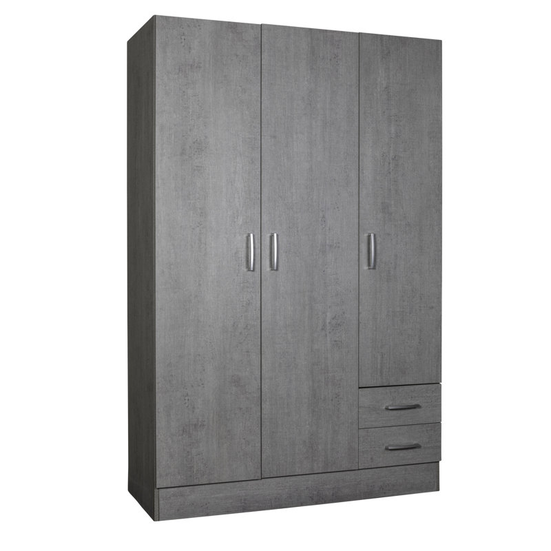 Facile 3 Door Manufactured Wood Wardrobe