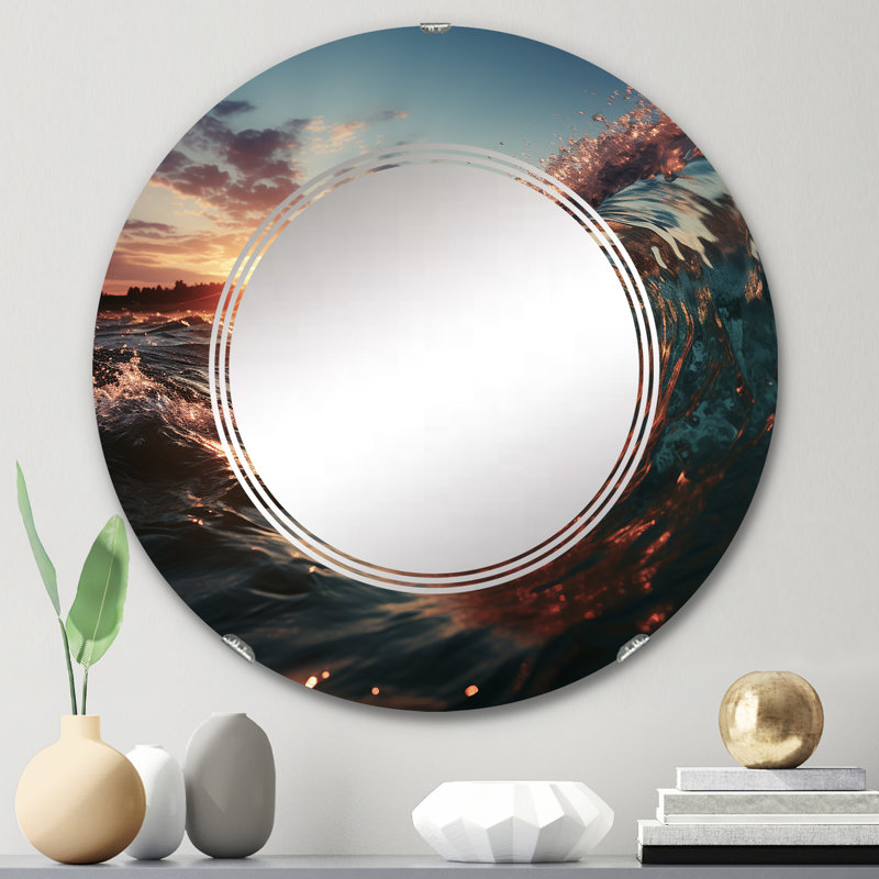 Miroir mural Ashuelot, 24 po x 24 po