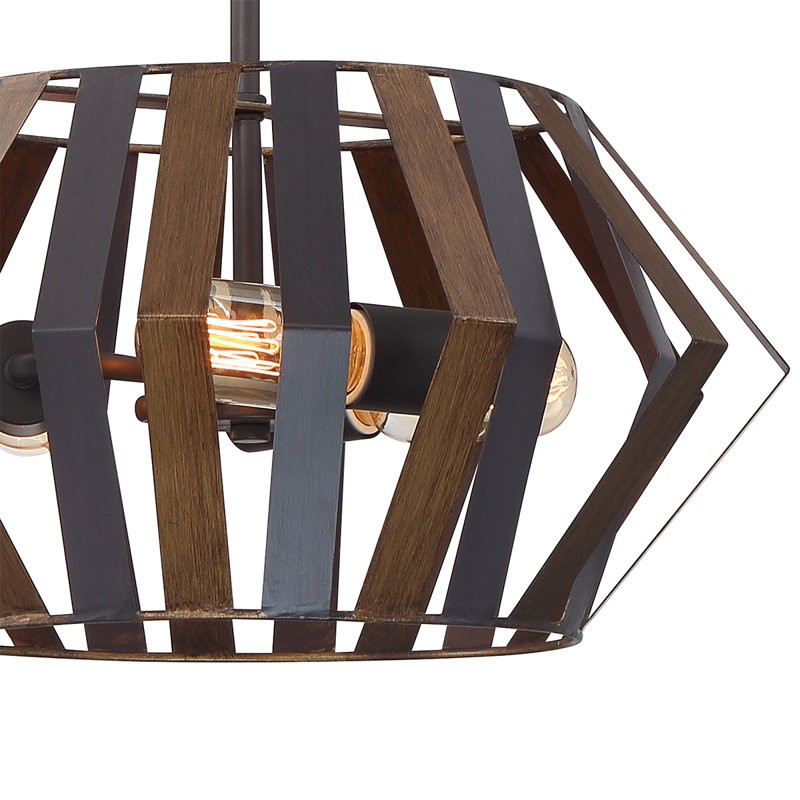 Luminaire suspendu / semi-encastré 3 lumières