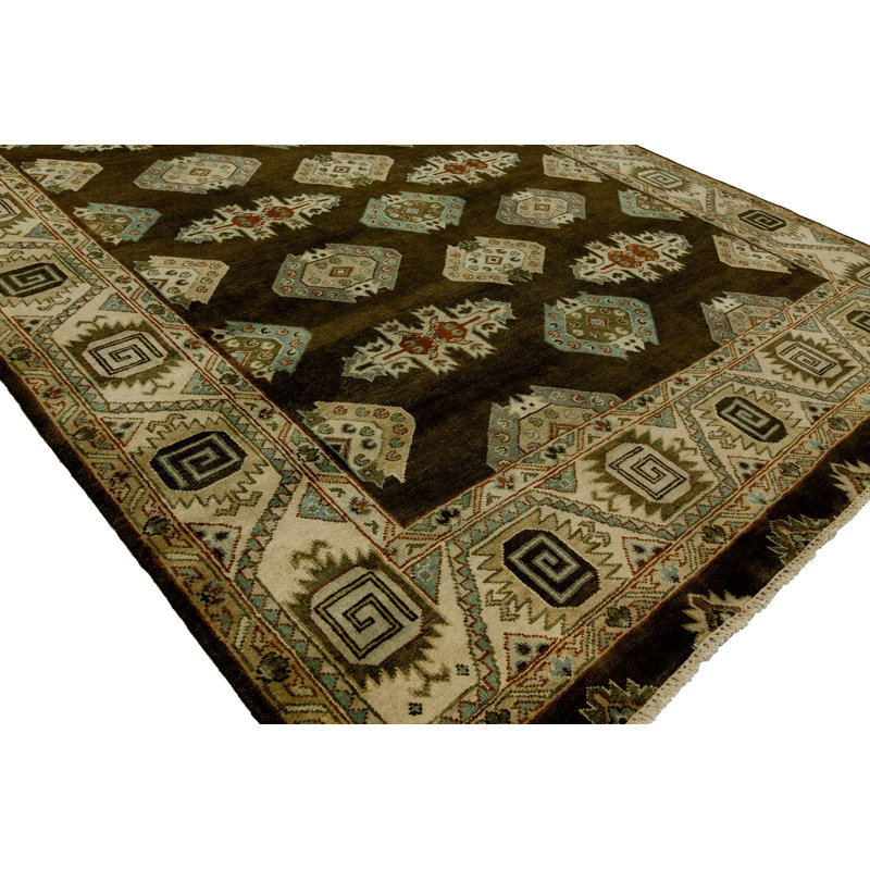 Wool Southwestern Area Rug, Rectangle 2' x 3'