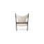 Knitting, Lounge Chair, Walnut Base, Upholstered Seat and Back PC3T, EU/US - CAL117 Foam, 0950 (Green), Baru, Baru, Sahco, Kvadrat-1537246155-1537246152