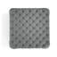 Silkgrass Velvet Tufted Square Footstool Ottoman-1257153916