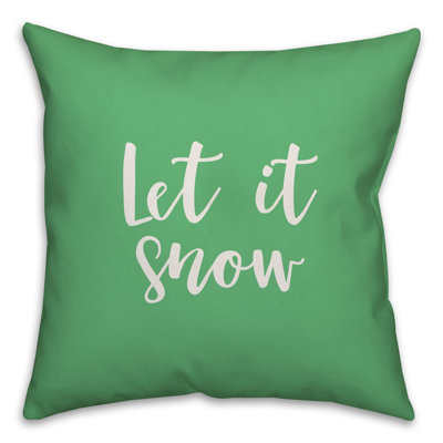  Coussin Let it Snow