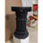 Solid Black Roman Column Floor Ornament