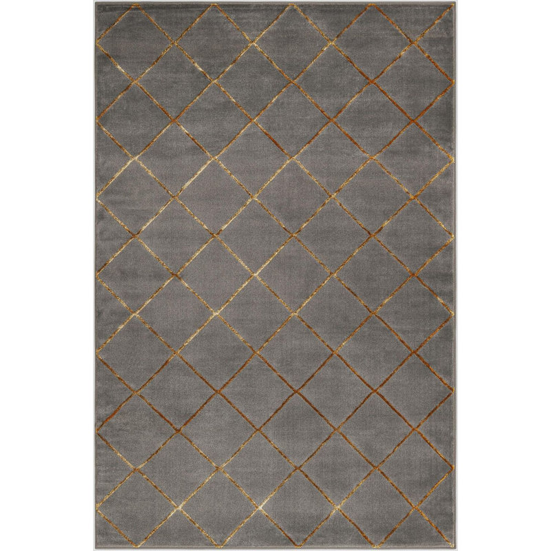 Gris contemporain et gris Etowah, Rectangle 6 pi 1 po x 9 pi