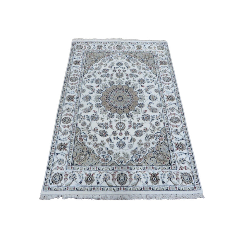 Tapis rectangulaire de conception unique 4 pi 2 po x 6 pi 1 po Rhaniyah