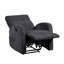 Fauteuil inclinable Allen gris foncé