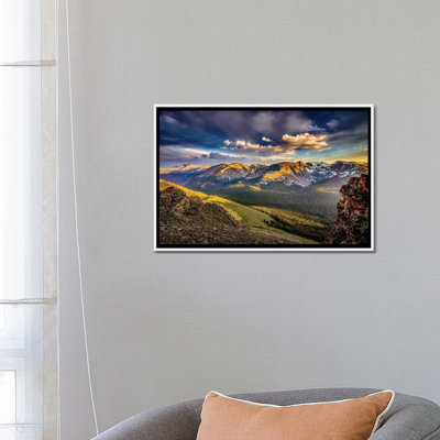 " Usa, Colorado, Rocky Mountain National Park. Mountain And Valley Landscape At Sunset " by Jaynes Gallery