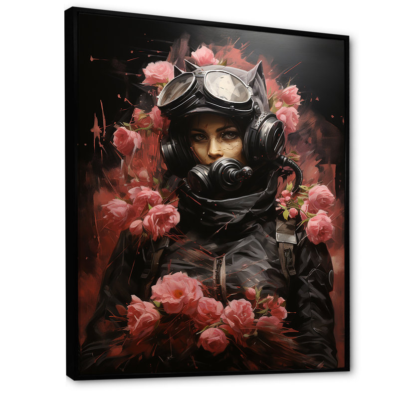 Art sur toile Feline, Cadre flottant noir, H 40 po x l 30 po x P 1,5 po