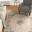 Tapis de style oriental traditionnel en polypropylène ivoire Huckabee-27327310