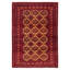 Tapis rouge Teimani 3 pi 11 po x 6 pi 2 po